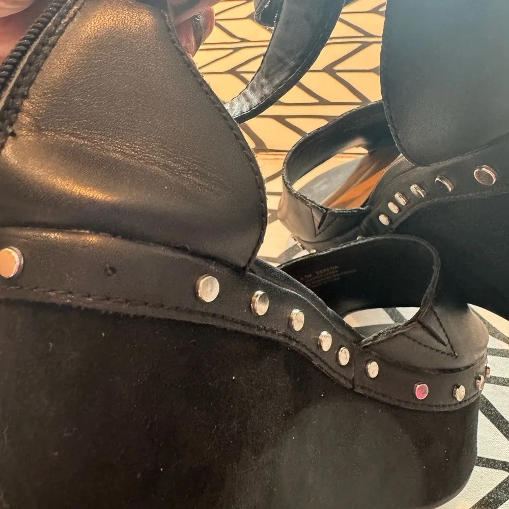 Dolce Vita leather Serena platform wedge sandals size 6.5 - Image 7