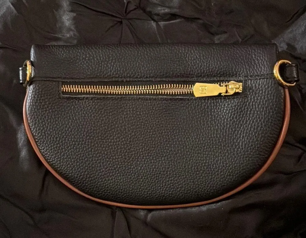 Mike Erowen Navy blue Quilted Leather Belt Bag Black - Image 2