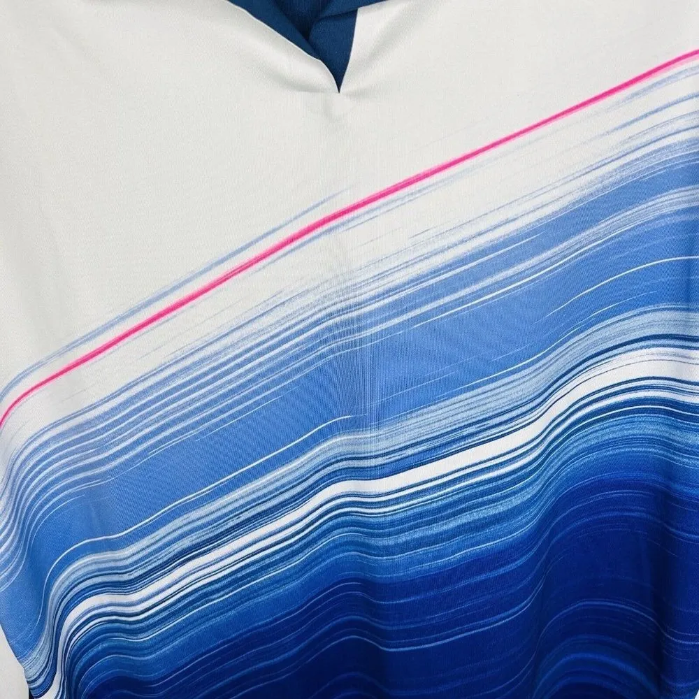 Nike Golf Tour Performance Polo Women XL Multicolor Golf Tennis Dri-Fit Logo - Image 4