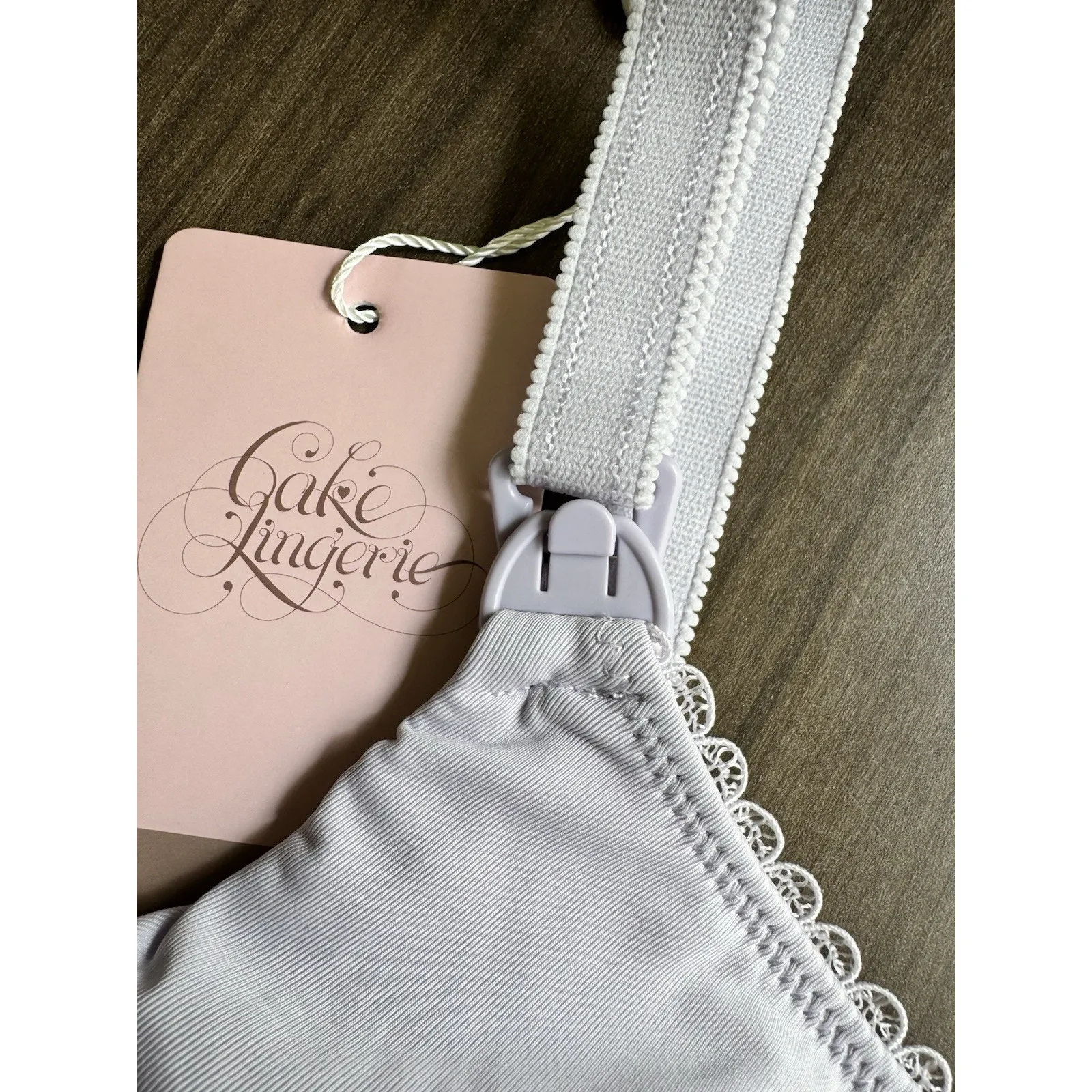 NWT Cake Lingerie Maternity Wireless Nursing Bra Plum Melba Purple Unlined 34E Size undefined - Image 5