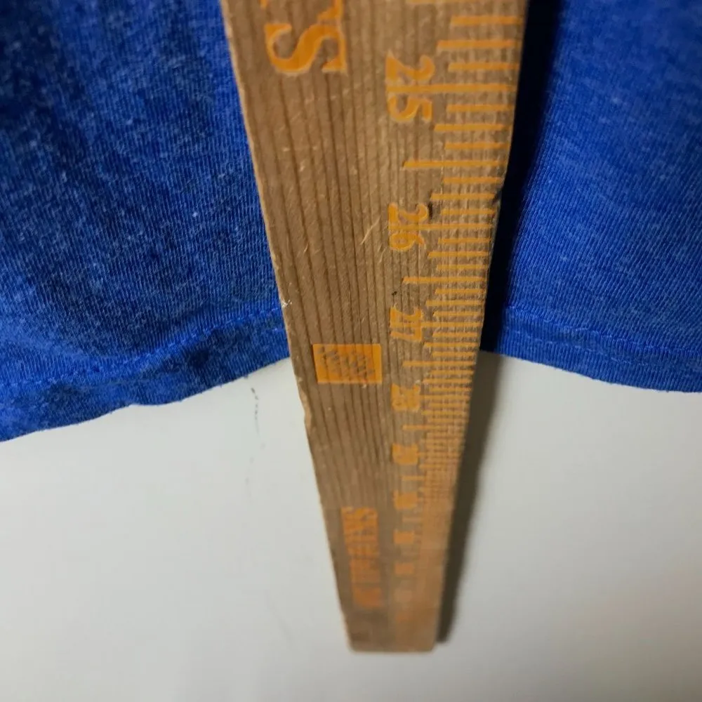 Adidas Kansas Jayhawks T Shirt Blue Medium M Basketball University Graphic Tee - Image 9