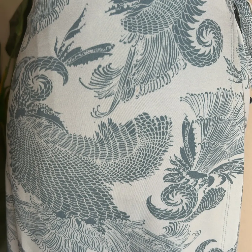 Athleta Asian Print Wrap Dress Sz XS - Image 5