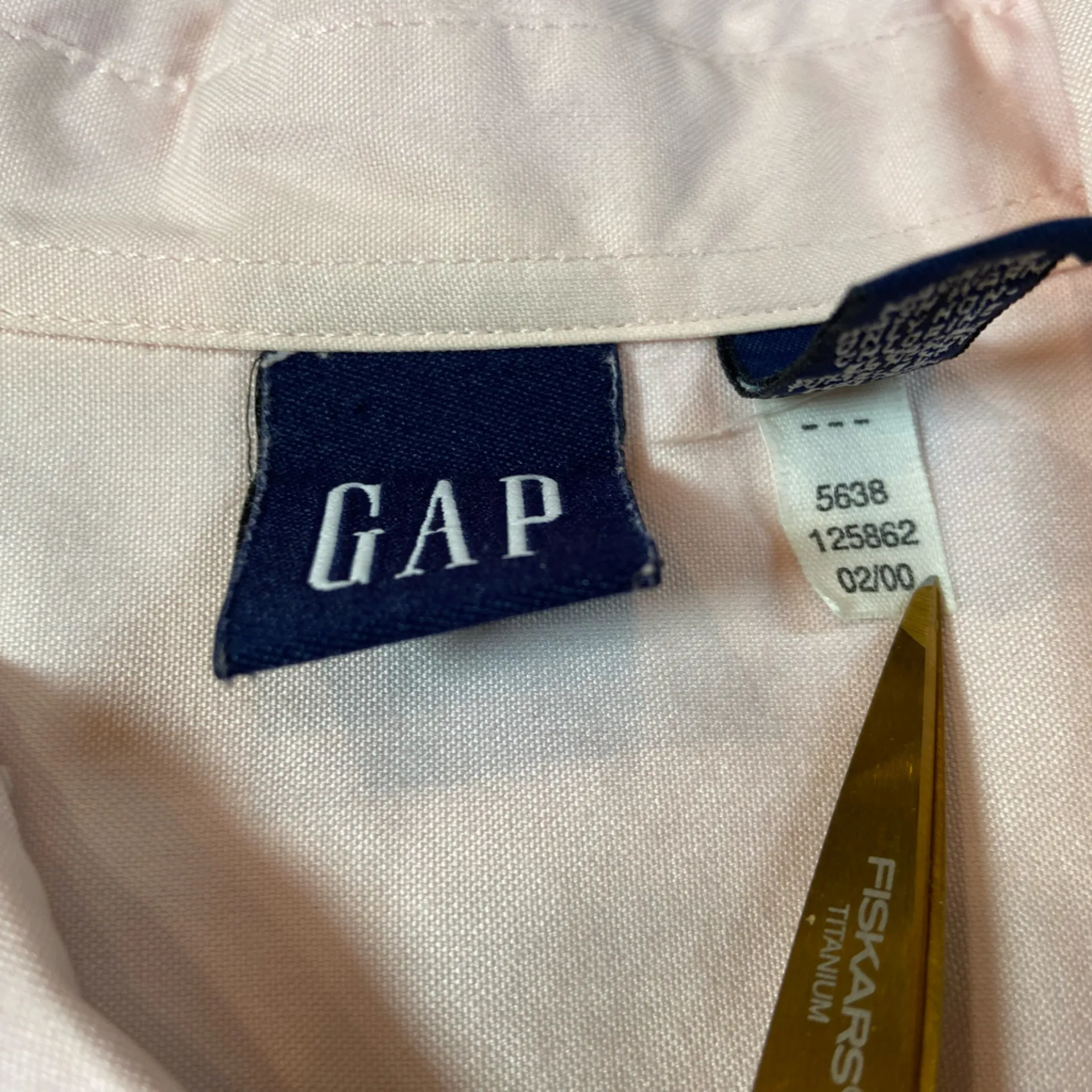 Gap Cotton Button Down Shirt short Sleeve with Cuffs Size‎ XL - Image 6