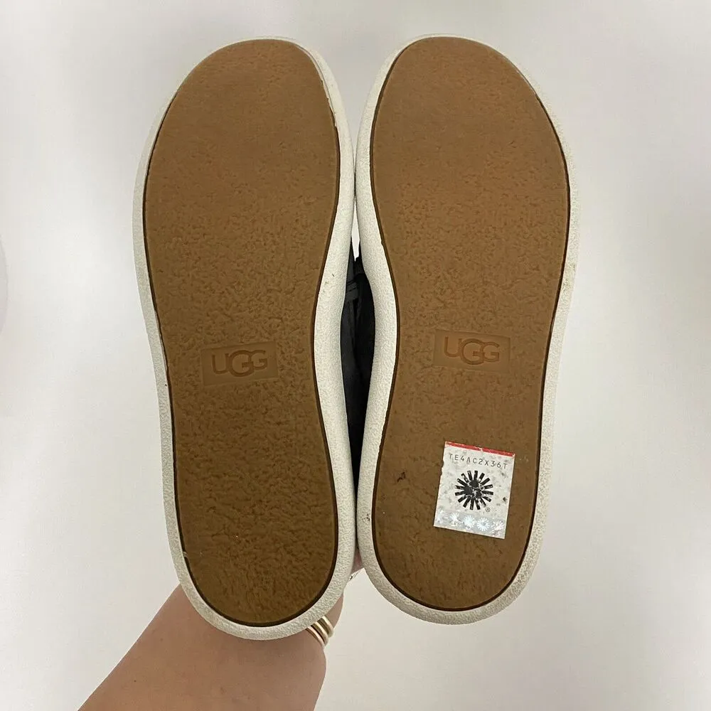 UGG Womens Cas Slip-On Sneakers Casual Loafers Comfort Size 6 Gray Suede - Image 10