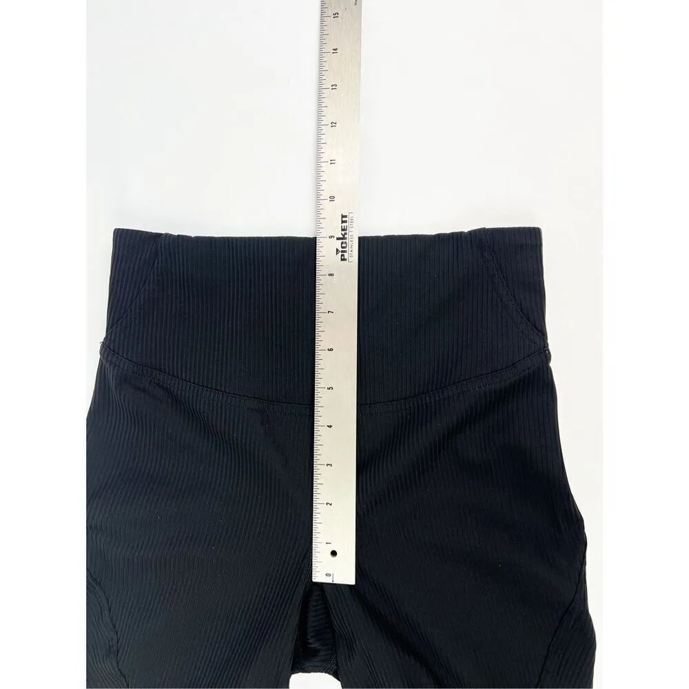 Lululemon Base Pace 8” High Rise Black Ribbed Shorts 4 - Image 5