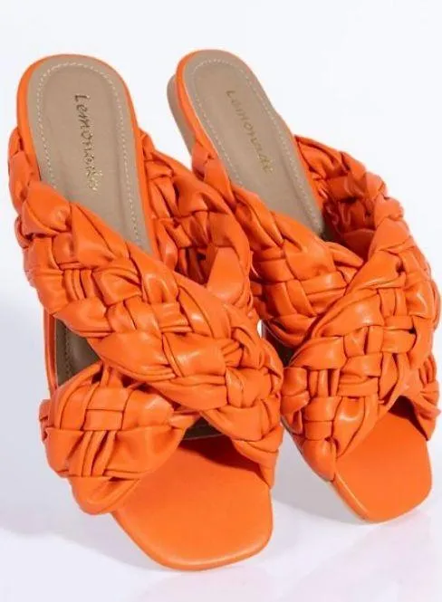 Lemonade Sandals…Sz: 7.5…Color: Orange…Preowned Orange - Image 3
