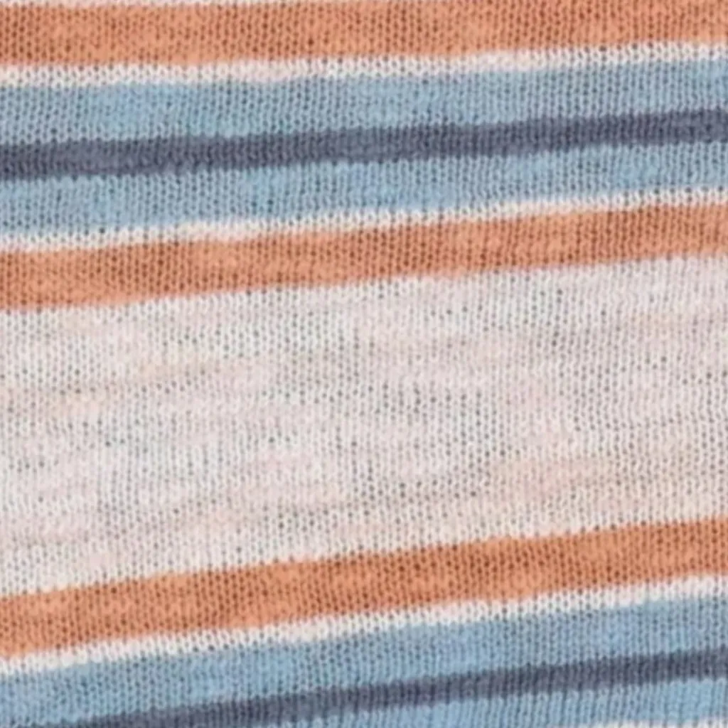 NWT Lucky Brand Women's Size Medium (8-10) Baja Sweater Hoodie, Multi Stripe M - Image 4