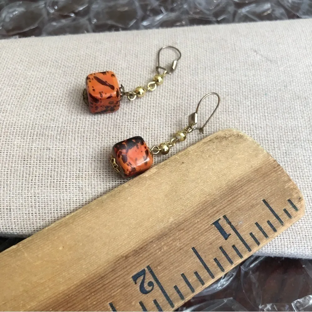 Vintage Dice Earrings - Image 2