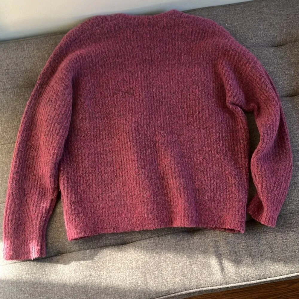 Scoop neck knit Madewell wool sweater.  Size S - Image 4
