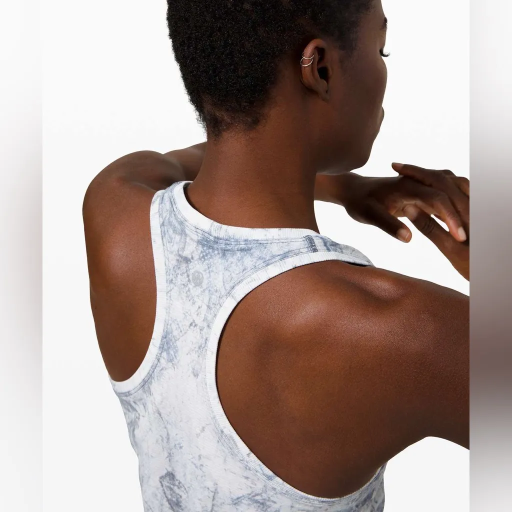 LULULEMON Swiftly Tech Racerback 2.0 in Multi Dye White / Grey / Black Size 10 - Image 7
