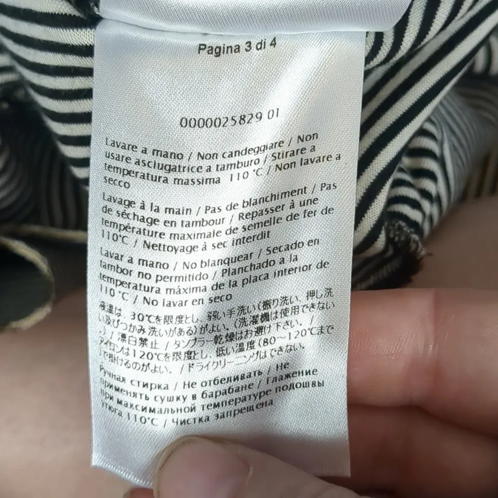 RED Valentino black white dress with a bow size medium - Image 9