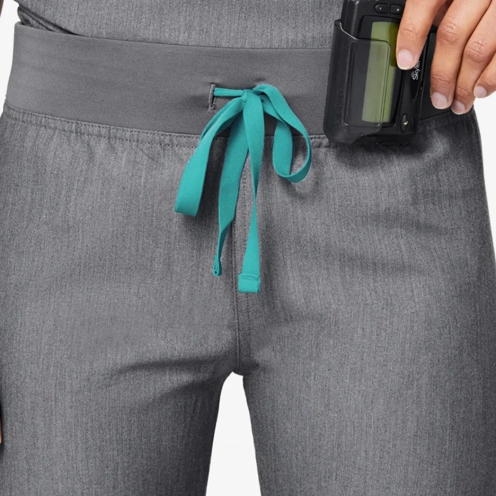 Women's Figs Livingston Scrub Pants Graphite Gray Size Small - Image 2