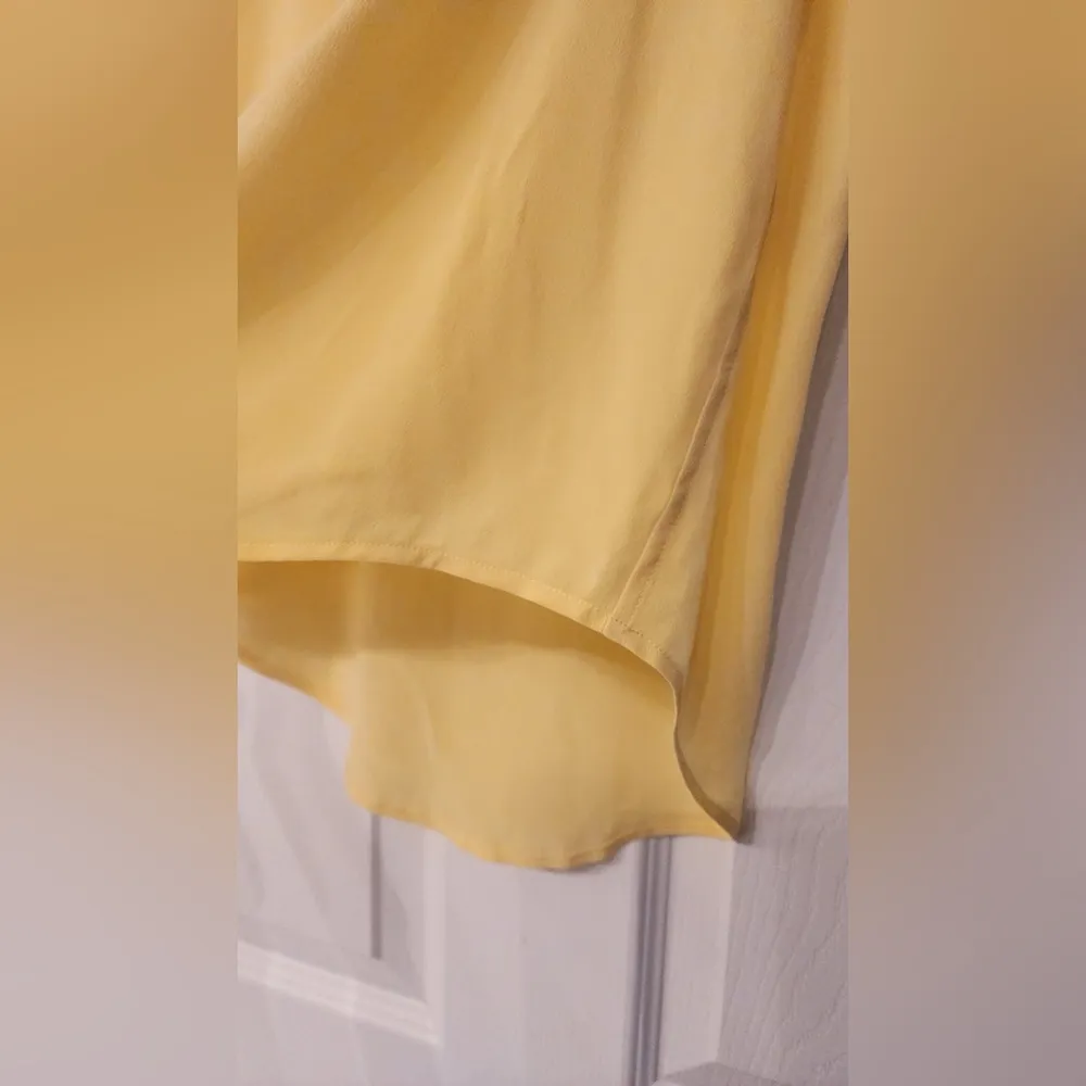 Equipment Silk Tank Neon Yellow Solei Women's Sleeveless Top Size Small - Image 11