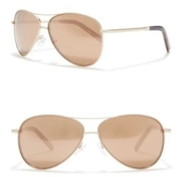 Joe’s Jeans Gold Aviator Sunglasses NWT - Image 2