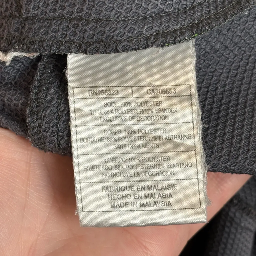 Vintage Nike Fit Dry Streetwear Sporty Grey & Lime Green Athletic Pants Medium - Image 12