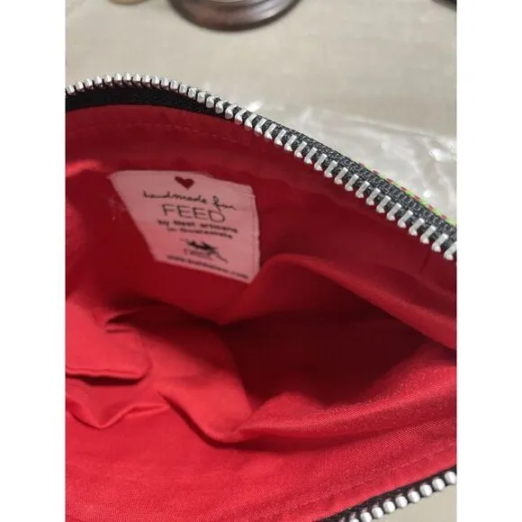 Feed Unicef by nest artisan In Guatemala wristlet Cosmetic Bag - Image 6