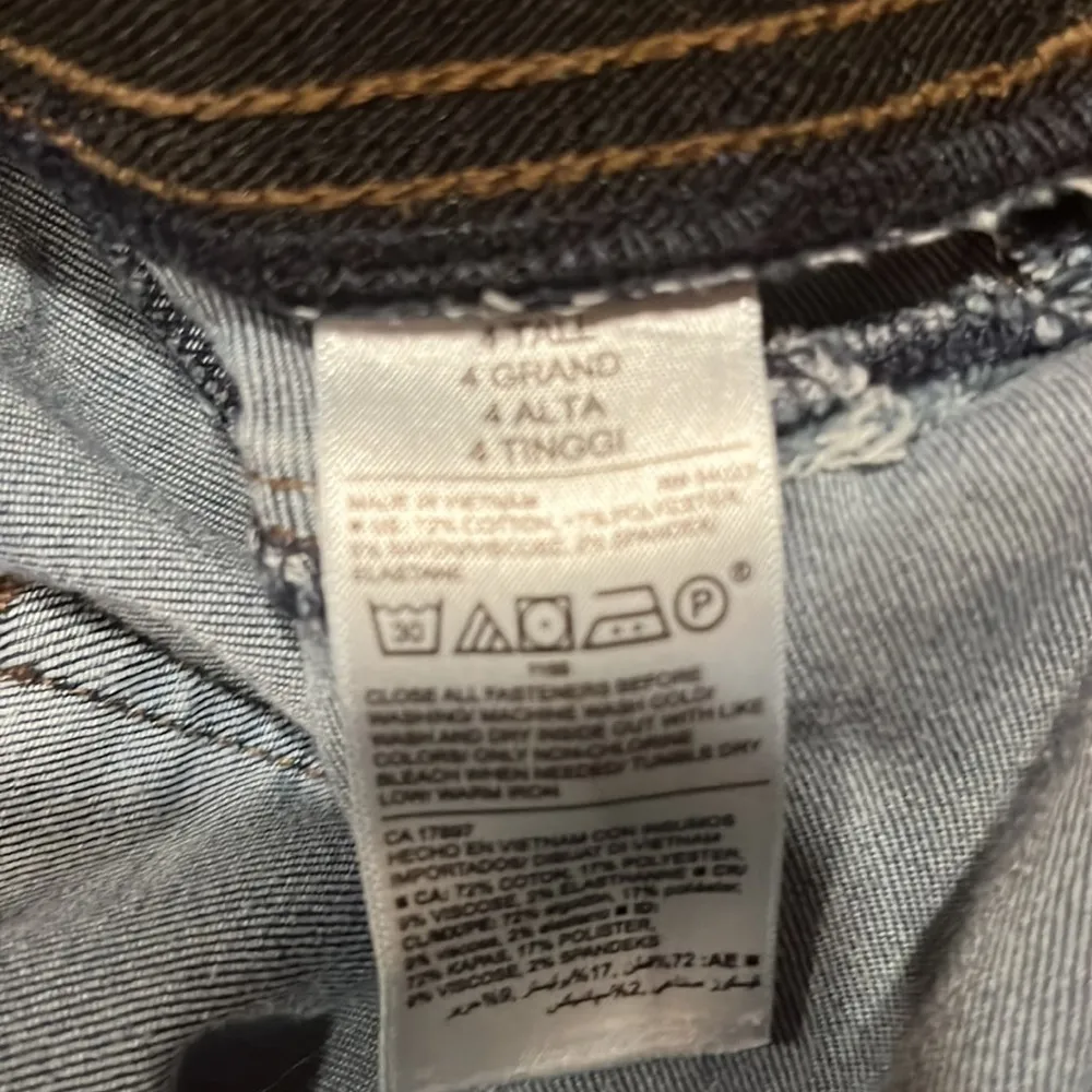 OLD Navy rockstar super skinny jeggings mid-rise jeans size 4 tall . - Image 3