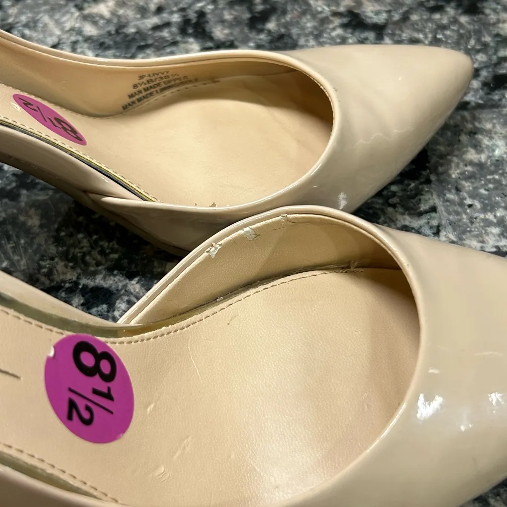 Jessica Simpson Haneh Pump Size 8.5  Elegant Nude Pumps excellent condition - Image 4