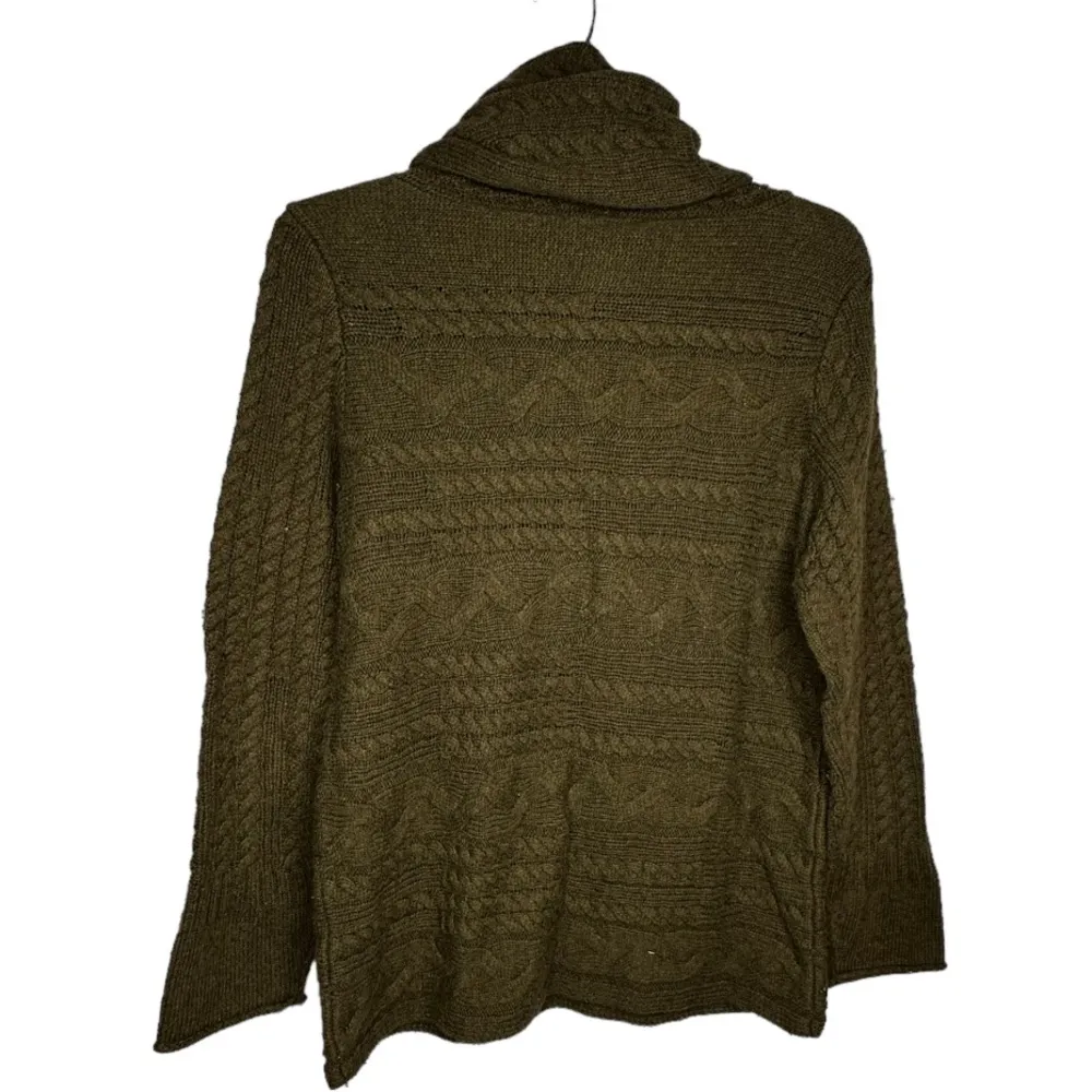 Christopher & Banks Green Cowl Neck Sweater‎ - Image 3