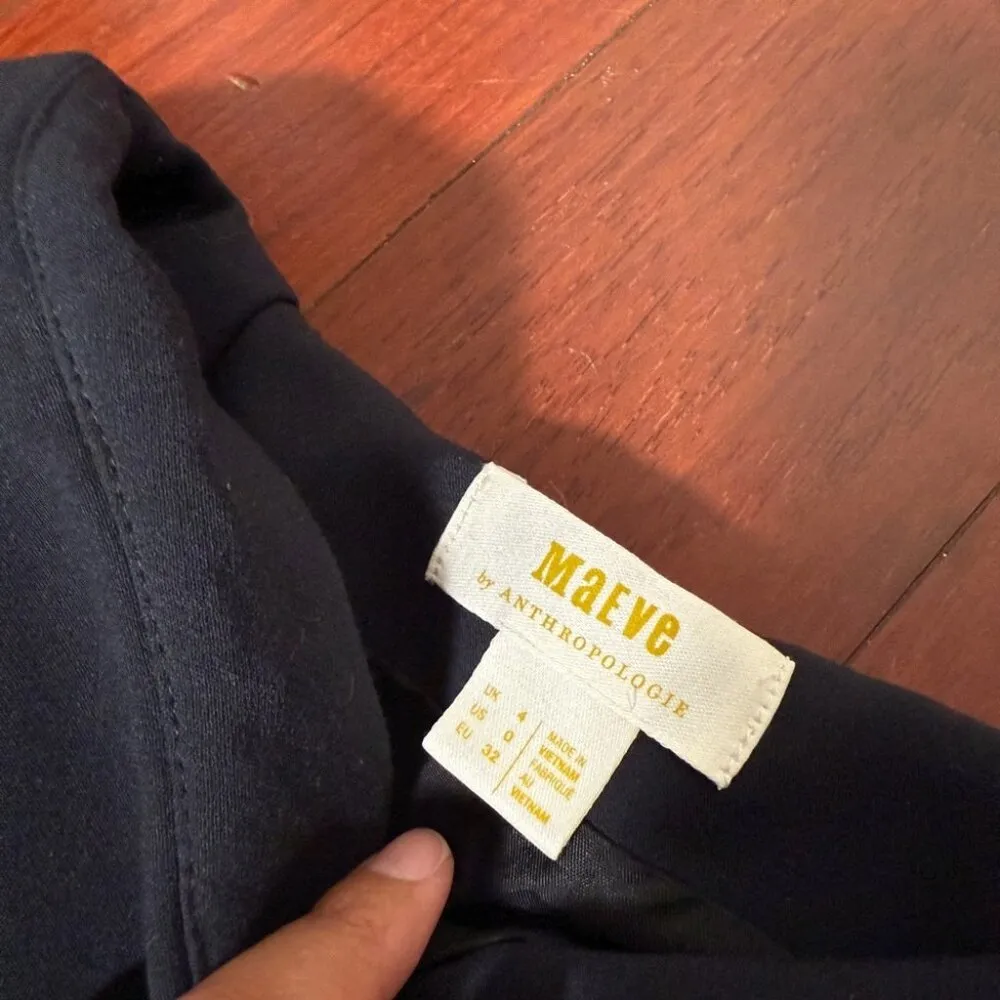 Maeve (Anthropologie) Black Skort - Image 5
