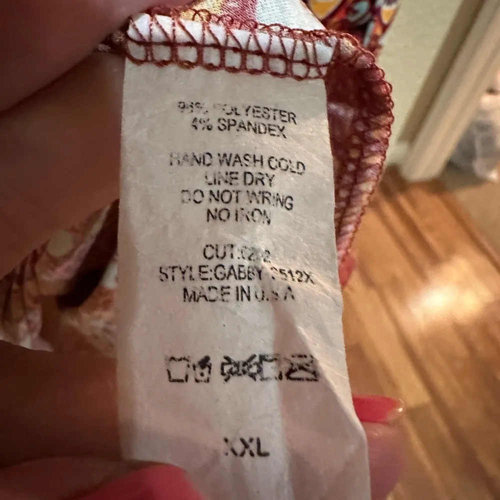 Paisley Grace Orange Print Tunic Dress - Image 4