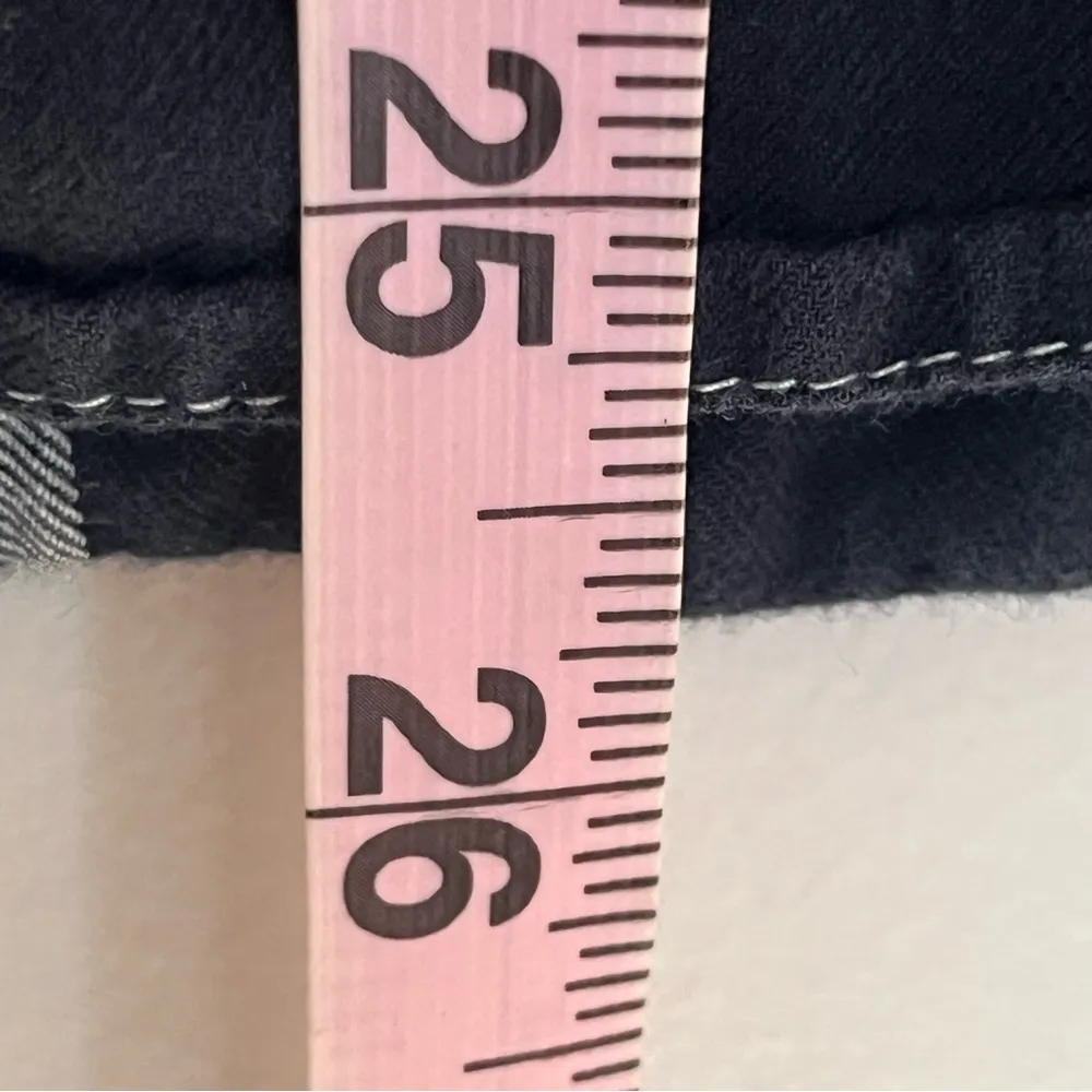 Women’s J. Crew Factory Long‎ Sleeve Plaid Button Down Shirt Size XS Black White - Image 10