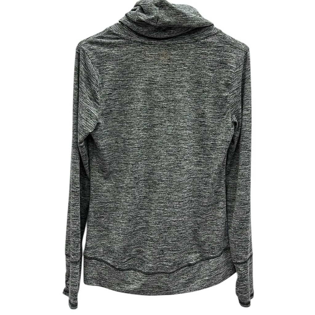 Balance Collection Cowl Neck Long Sleeve Thumb Hole Kangaroo Pocket Shirt Small - Image 10