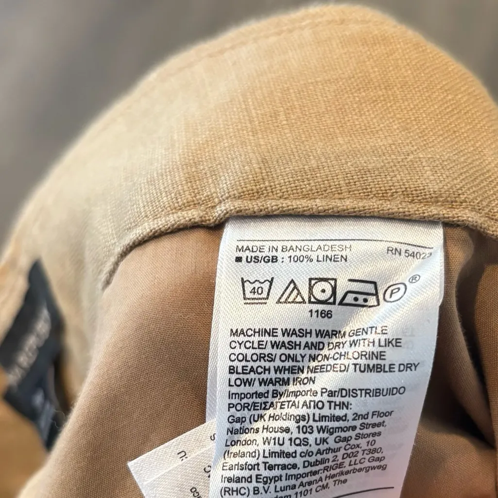 Banana‎ Republic Tan Belted Khaki Shorts Size 20 - Image 7