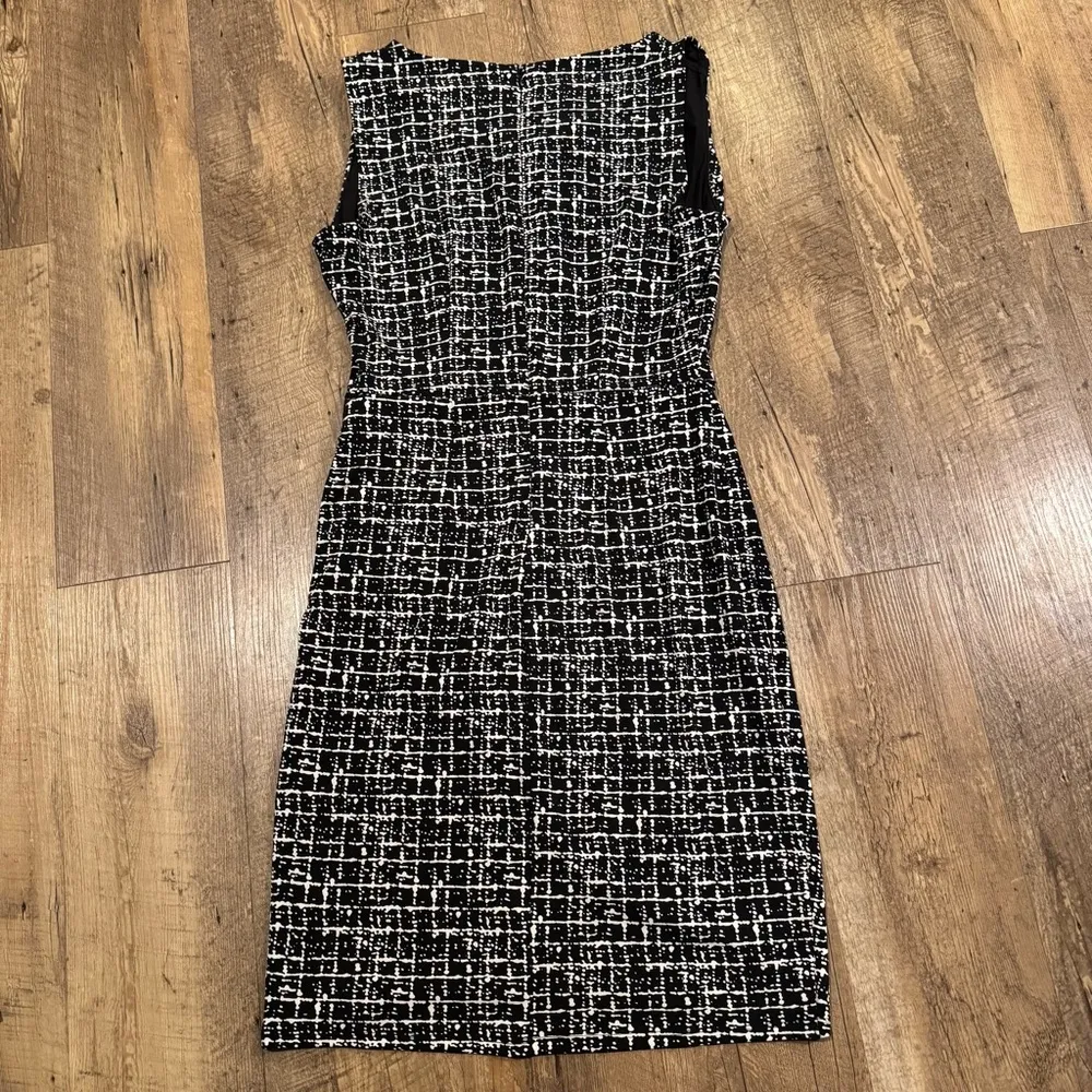 WHBM Sleeveless Matte Jersey Shirred Dress Size 2 - Image 7