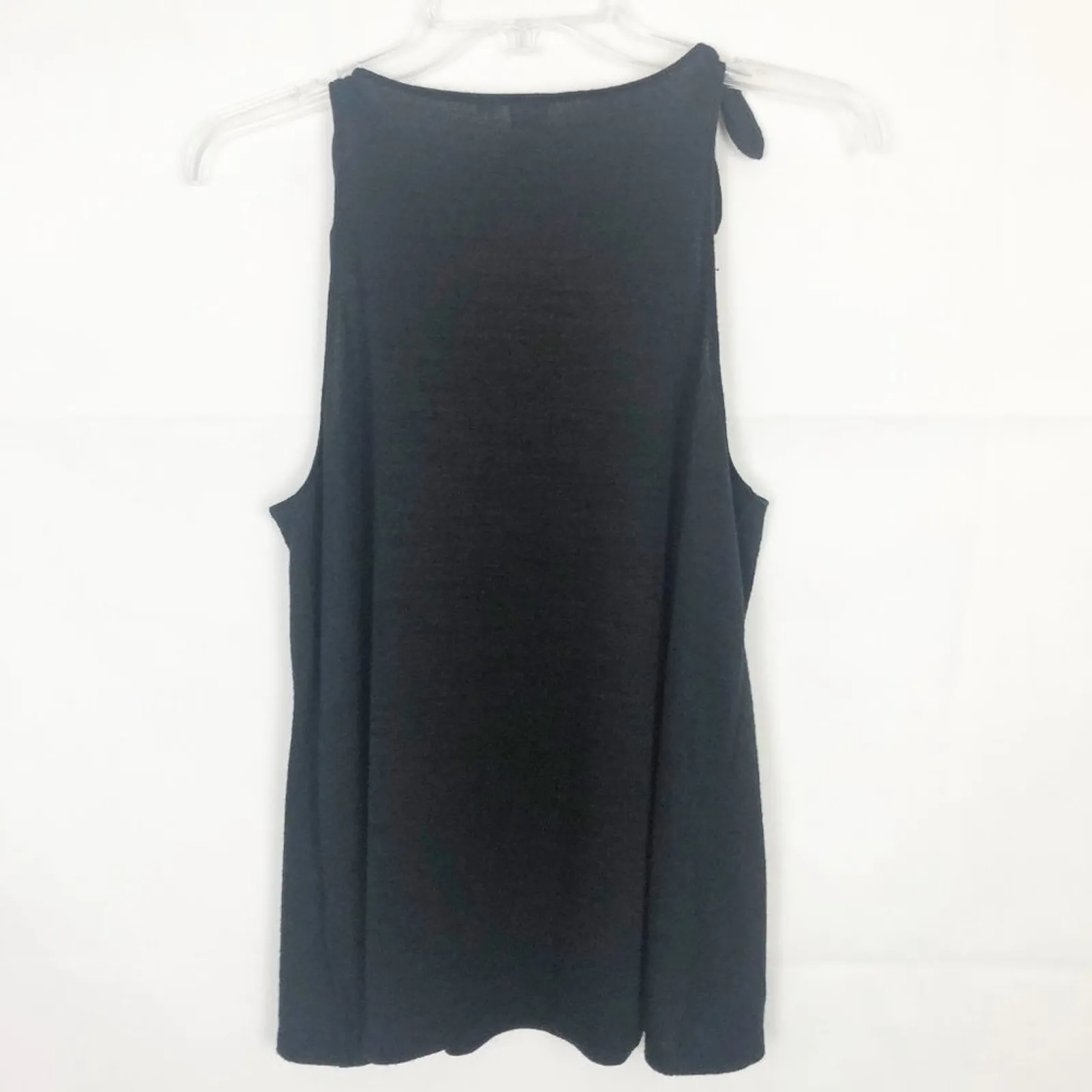 Gap  Sleeveless Scoop Neck Tie Shoulder Sweater/Top Size S - Image 8