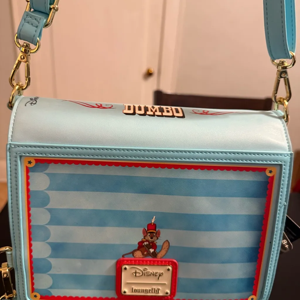 Loungefly Disney Dumbo Blue Crossbody Bag - Image 8