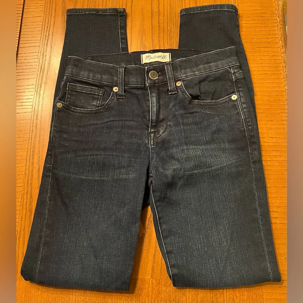 Madewell Skinny Skinny‎ On-Trend Zipper Hem Edgewater Wash Ankle Jeans Size 24 - Image 6