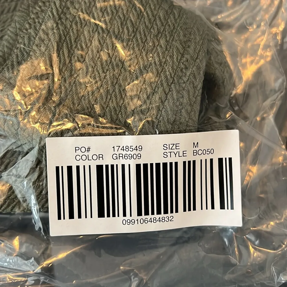 JCrew Textured Curved Waist Cheeky Bikini Bottom Green Size Medium NWT - Image 6