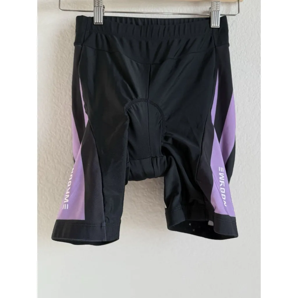 NOOYME Women’s‎ Cycling Bike Shorts 3D Padded Black Purple Size Small Comfort - Image 4