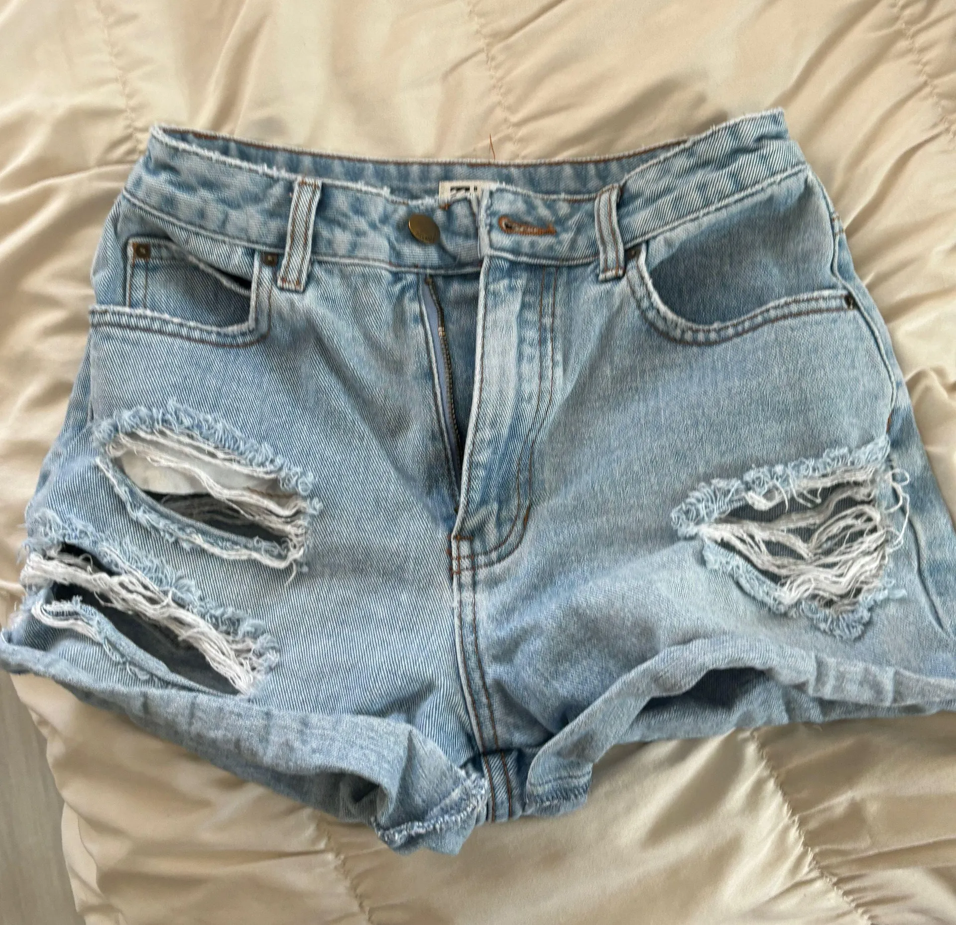 Vintage  Jean Shorts - Image 3