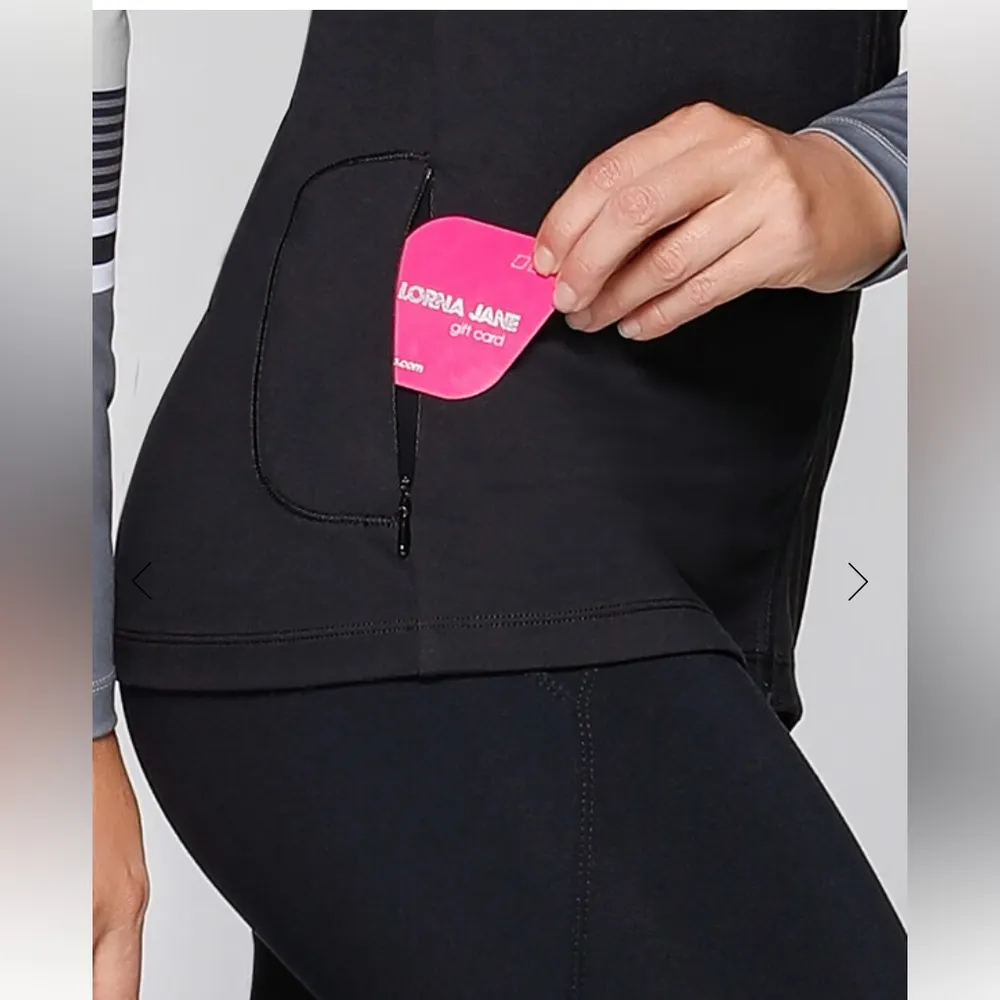 Lorna Jane Pipeline Excel Zip Through Jacket Open Back Size XS - Image 5