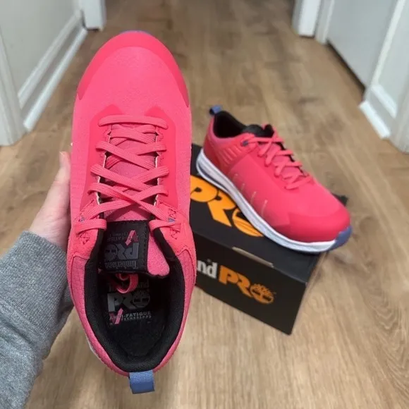 TIMBERLAND | Pro Overdrive Composite Safety Toe Pink Size 9 - Image 5