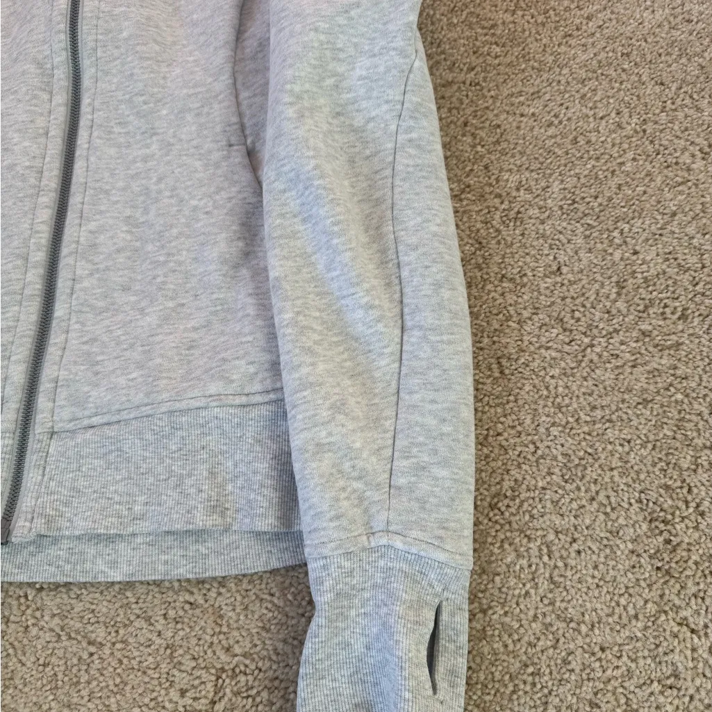 Lululemon Scuba Hoodie Heathered White / Silver - Image 12
