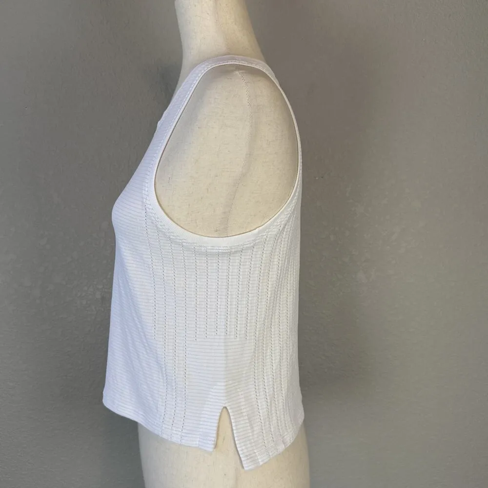 Lululemon Train to Be Tank Top Womens Size 4 White Lightweight - Image 3