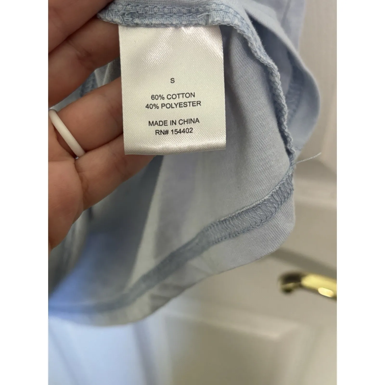 Vinyl Icons Woodstock Graphic Tee Size Small Short Sleeve Concert Tee Hippie Blue - Image 8