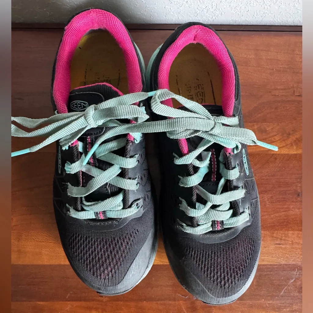 Keen Utility Vista Energy Composite Toe Black Blue Work Sneaker Shoe Womens 7.5 - Image 2