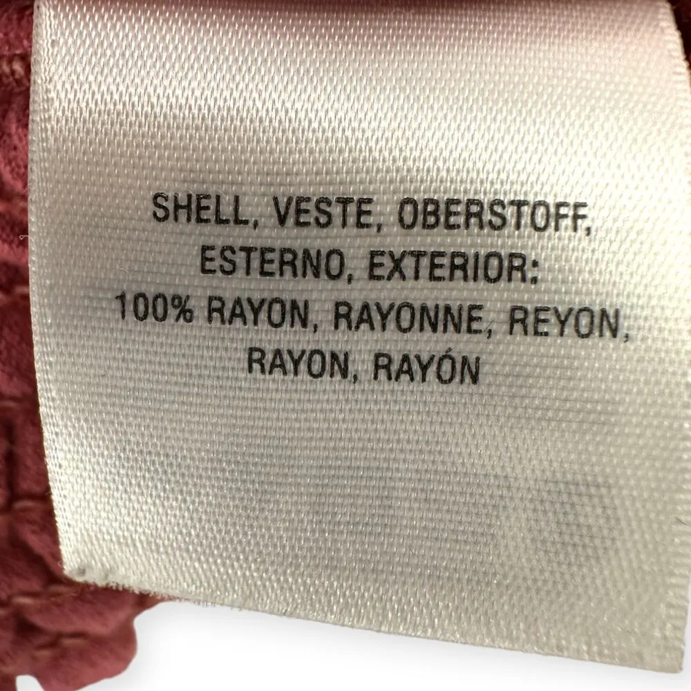 Anthropologie {Postmark} | S | Mauve Pink Draped Front Dolman Faux-Wrap Blouse - Image 7