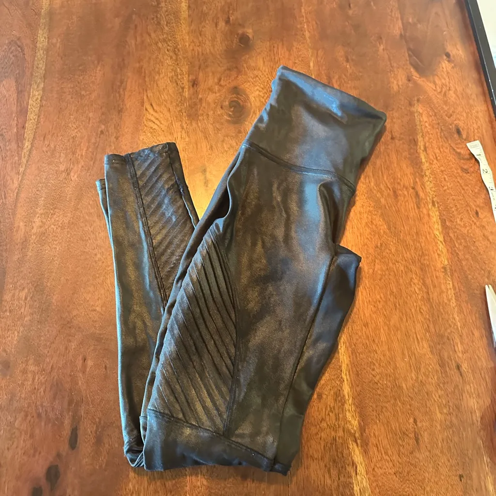 SPANX Black Moto Leggings - Image 10