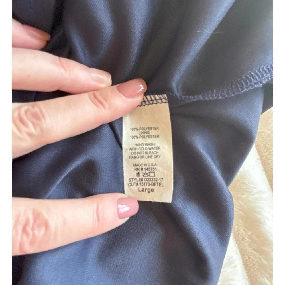 Floral V-Neck Tunic Top Spring Easter Summer Large - Image 6