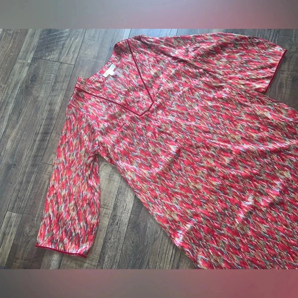 Vintage Oscar de la renta satin v neck night gown L $68 - Image 2