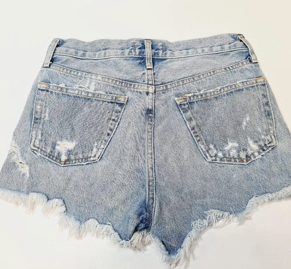 AGOLDE Parker Vintage Cut Off Short in Swapmeet Size 24 - Image 12