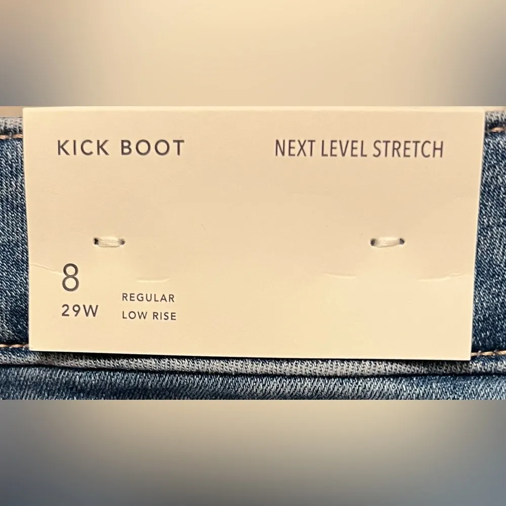 AE Next Level Low-Rise Kick Bootcut Jean NWT size 8 - Image 5