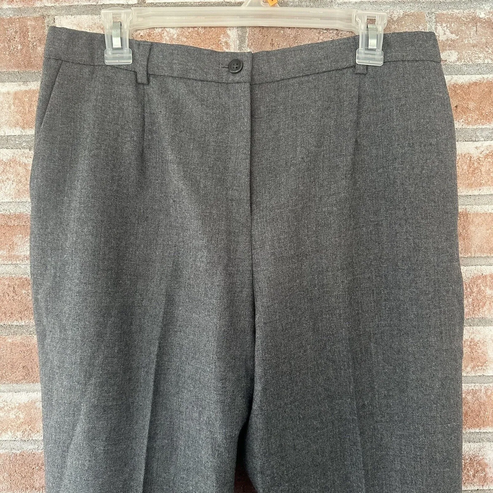 Pendleton 100% Wool Gray Trousers Pants Size 12 - Image 3