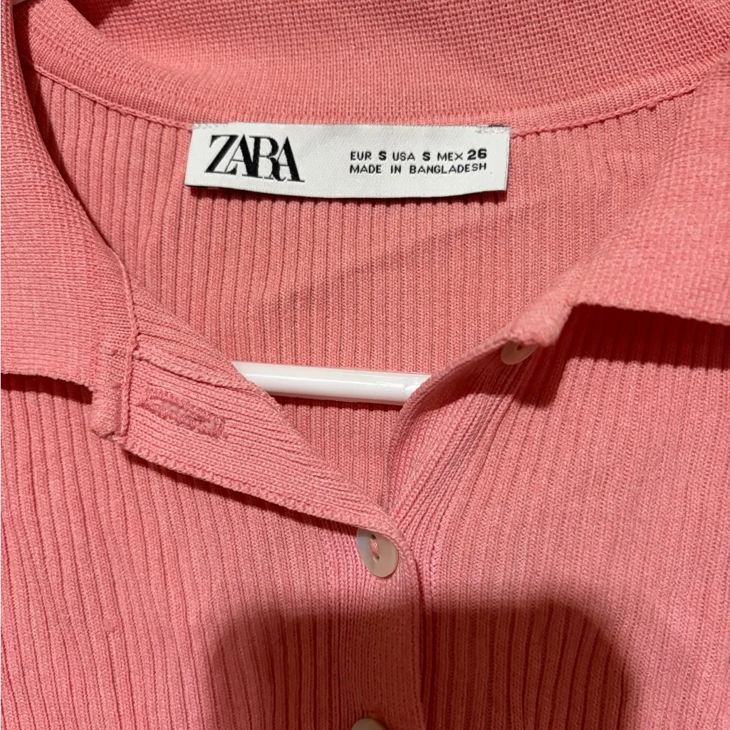 ZARA  ribbed T-shirt - Image 2