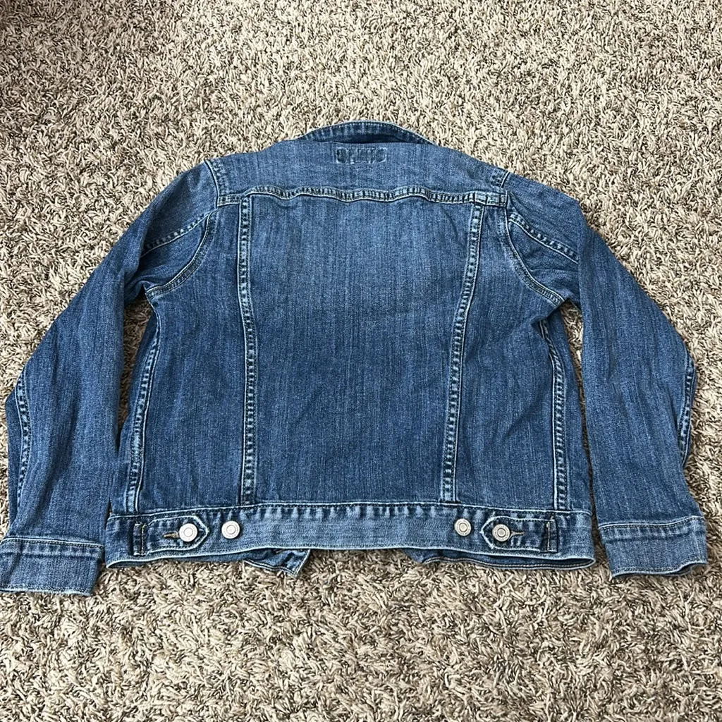 Lucky Brand The Tomboy Trucket Denim Jean Jacket Sz XS - Image 11